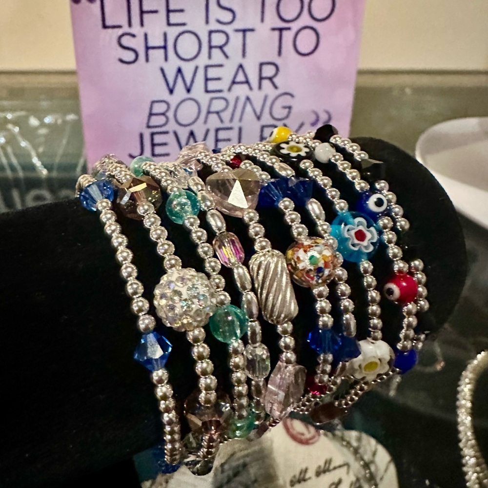 Colorful Beaded Bracelet Set